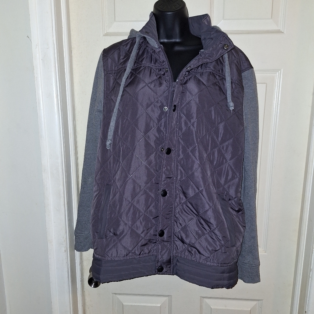 Black jack jacket raglan sleeves size large